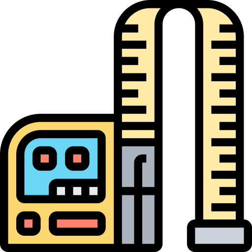Measuring tape measuring tape length scale icon Measuring tape measuring tape length scale icon
