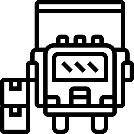 Container truck cargo truck container truck delivery truck icon