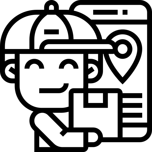 Delivery track professions and jobs electronics icon Delivery track professions and jobs electronics icon