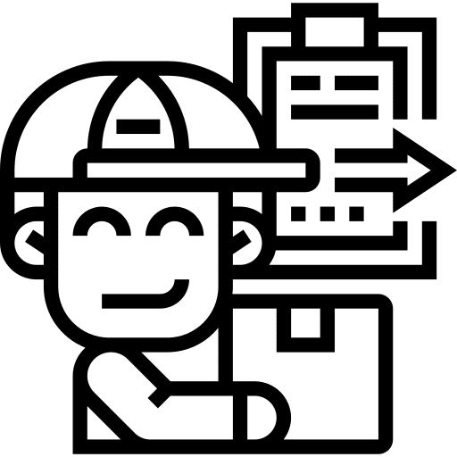 Export logistics delivery logistics send icon
