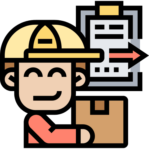 Export sent shipping and delivery export icon