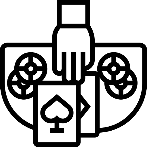 Baccarat black jack bet casino icon
