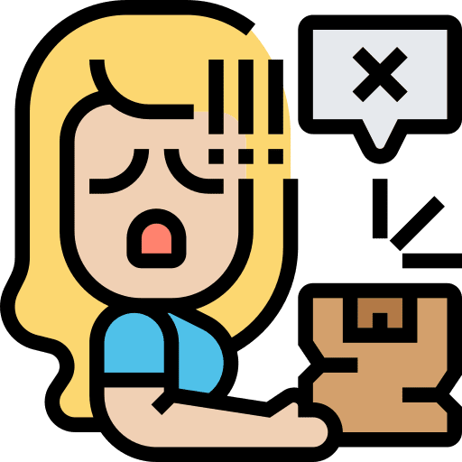 Broken package delivery box broken package shipping and delivery icon Broken package delivery box broken package shipping and delivery icon