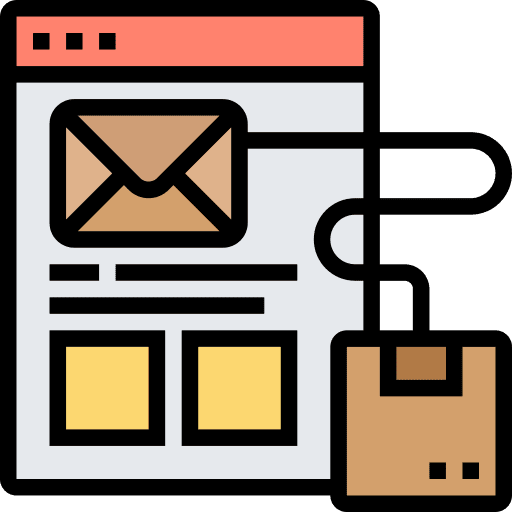 Contract guarantee delivery package icon Contract guarantee delivery package icon