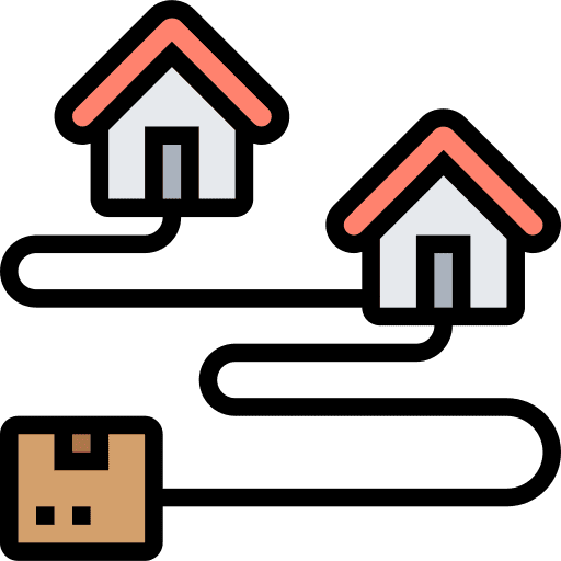 Destination address maps and location navigation icon Destination address maps and location navigation icon