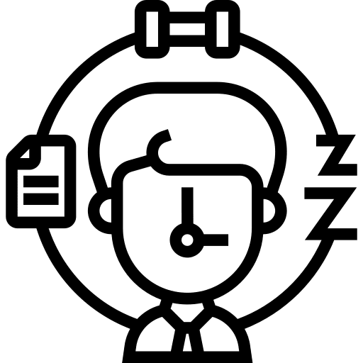 Daily time and date activities clock icon Daily time and date activities clock icon