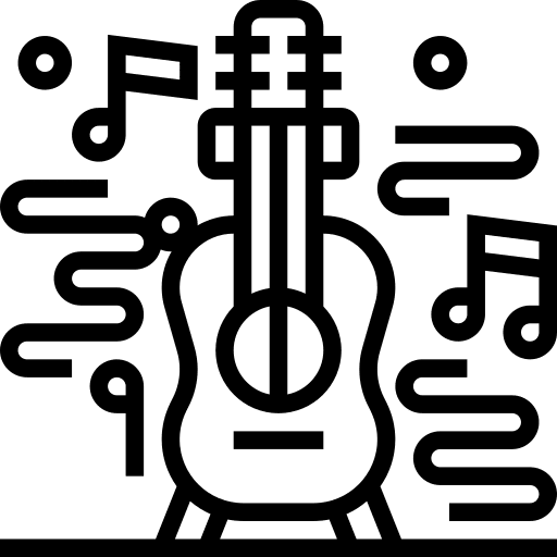 Acoustic guitar acoustic guitar musical instrument orchestra icon