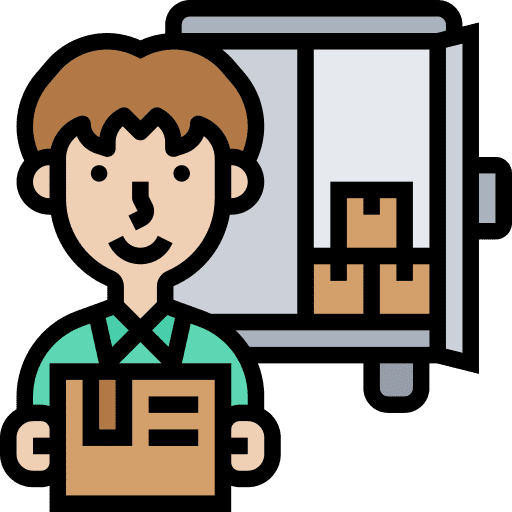 Loading delivery shipping and delivery transportation icon