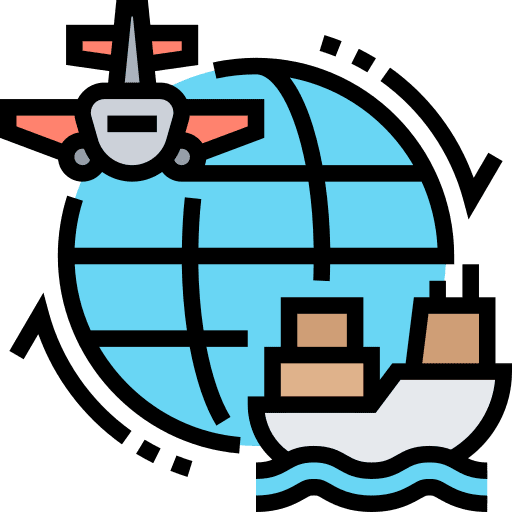 Logistics global shipping logistics worldwide shipping icon