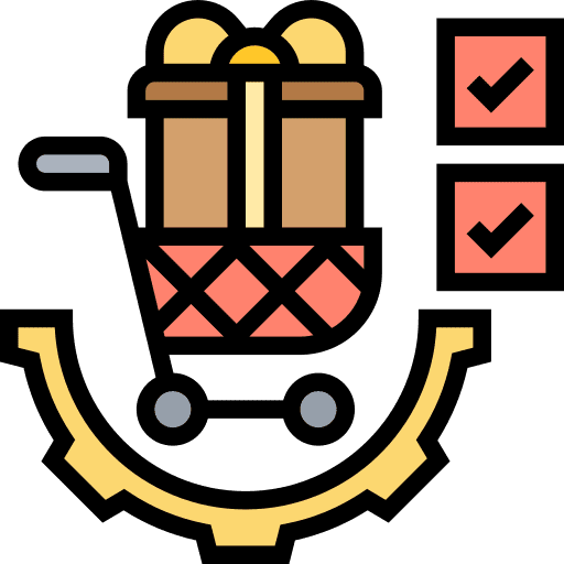 Order shipping processing order processed icon