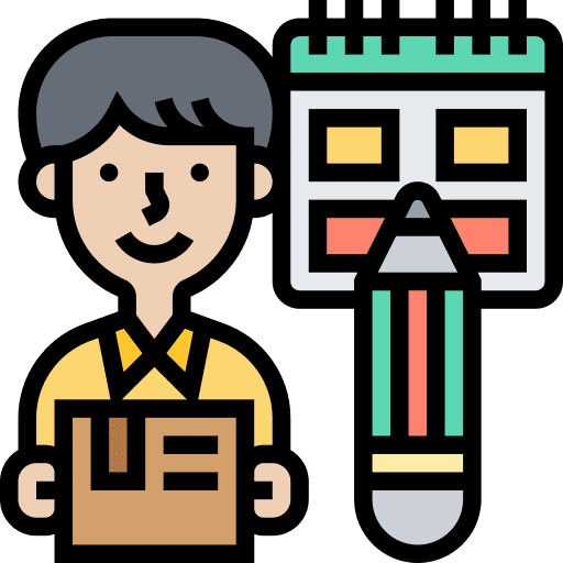 Schedule arrival man timetable icon Schedule arrival man timetable icon