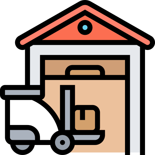 Warehouse shipping and delivery wholesale wholesaler icon Warehouse shipping and delivery wholesale wholesaler icon