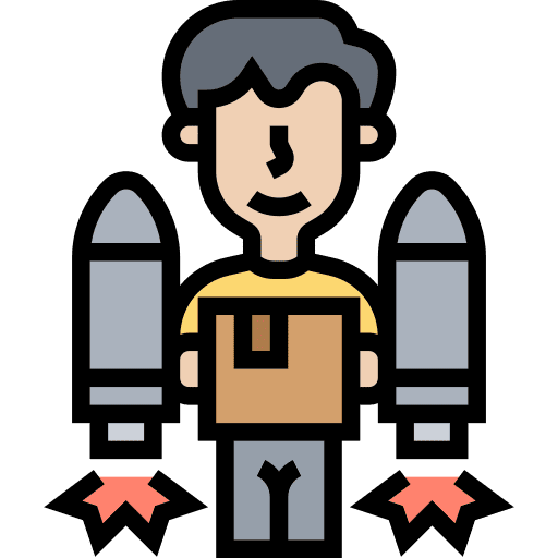 Speed package delivery avatar icon Speed package delivery avatar icon