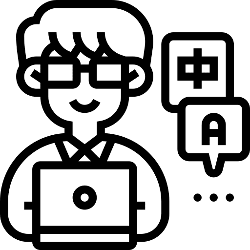 Translator translate dictionary language icon Translator translate dictionary language icon