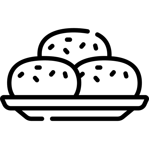 Truffle sugar candy truffle icon