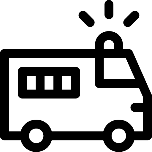 Police van vehicle police van siren icon Police van vehicle police van siren icon