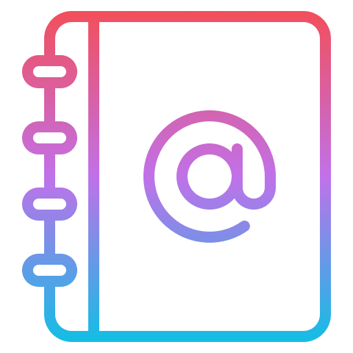 Contact contact note envelope icon