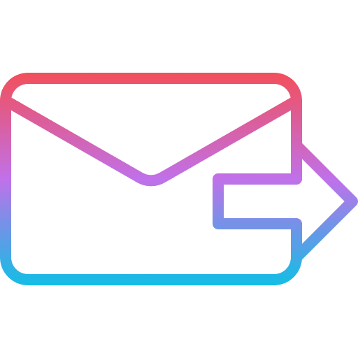 Forwarding email mail forward icon
