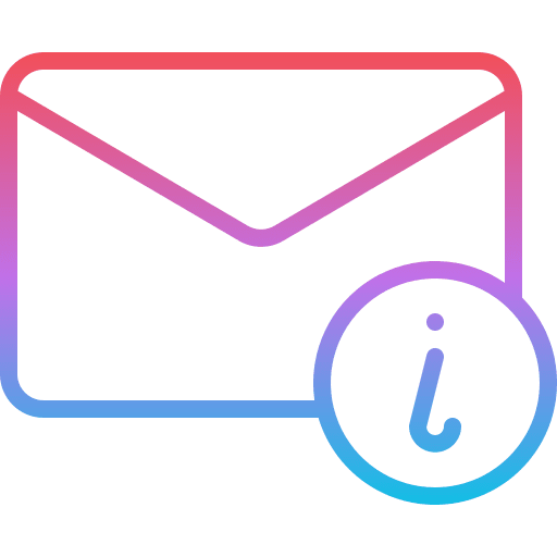 Information contents note envelope icon