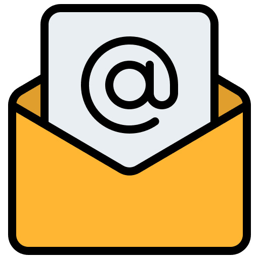 Email communications message content icon