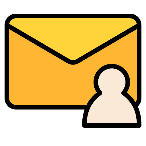 Personal user communications mail icon Personal user communications mail icon