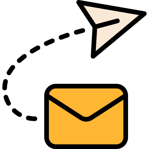 Send data send data mail email icon
