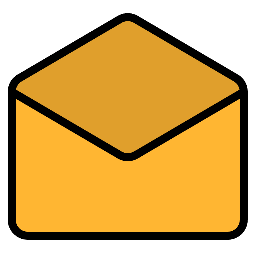Open email content envelope contents icon Open email content envelope contents icon