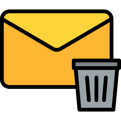 Trash contents trash mail icon Trash contents trash mail icon