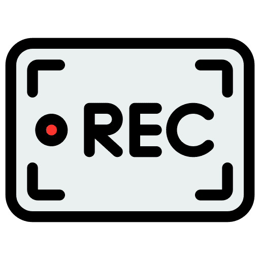 Recording record music and multimedia recordings icon