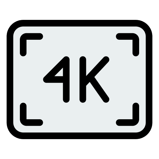 4k hd high definition uhd icon 4k hd high definition uhd icon