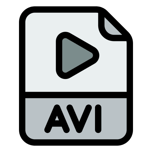 Avi video extension music and multimedia video format icon Avi video extension music and multimedia video format icon