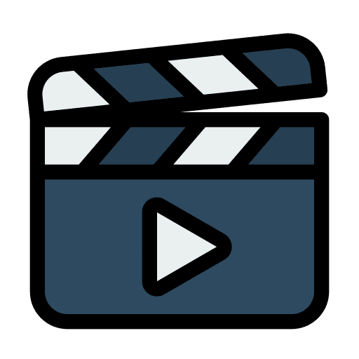 Clapperboard movie film cinema icon Clapperboard movie film cinema icon