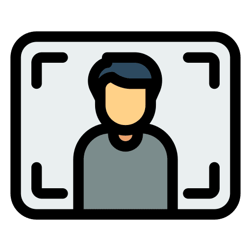 Medium medium camera focus shot icon Medium medium camera focus shot icon