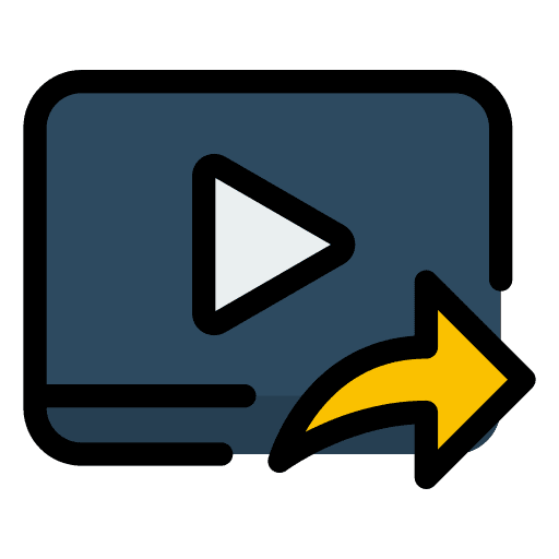 Rendering video sharing video share icon Rendering video sharing video share icon