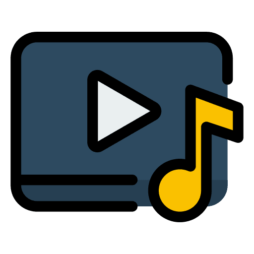 Music video video background music and multimedia icon Music video video background music and multimedia icon