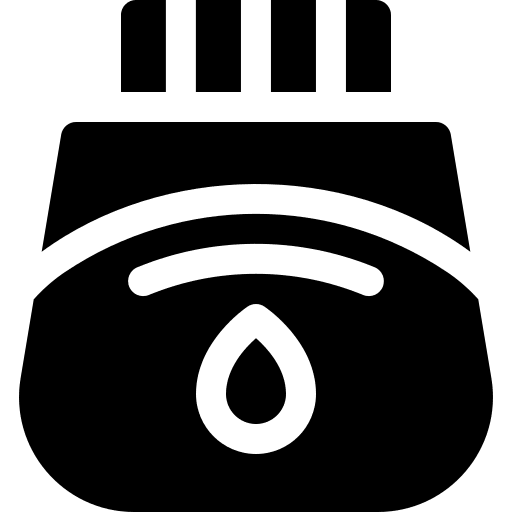 Ink liquid stationery bottle icon
