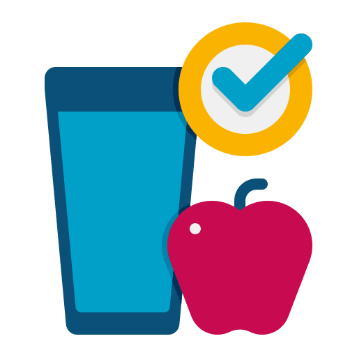 Healthy eating habits food and restaurant good icon