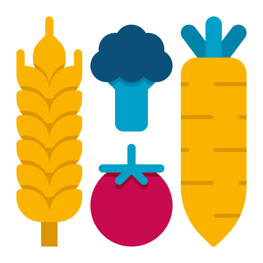 High fiber eating calories food and restaurant icon