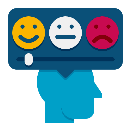 Stress management health stress level icon