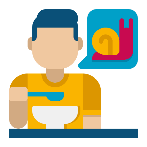 Eating calories diet people icon