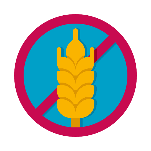 Gluten free food and restaurant food allergy diets icon