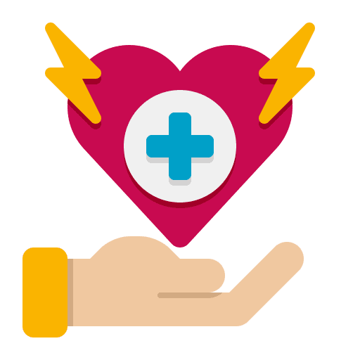 Healthy heart health healthcare and medical icon