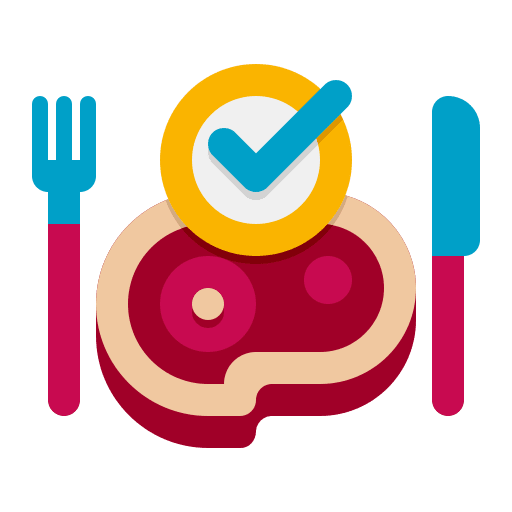 Proteins diet meal eating icon