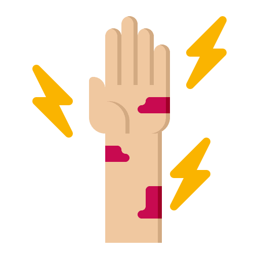 Skin allergy skincare disease dermatology icon