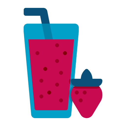 Smoothie drink strawberry smoothie icon