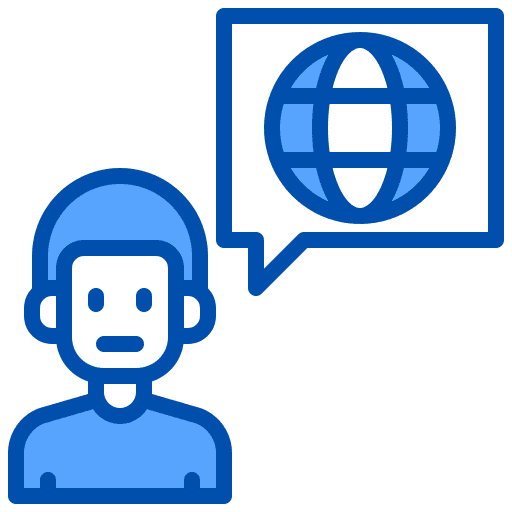 Translate professions and jobs foreign language translate icon