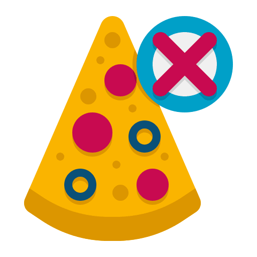 Unhealthy food pizza unhealthy food junk food icon