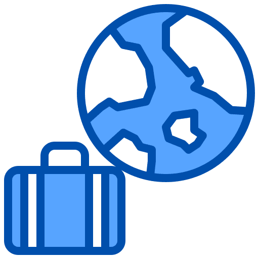 Global international business briefcase global icon Global international business briefcase global icon