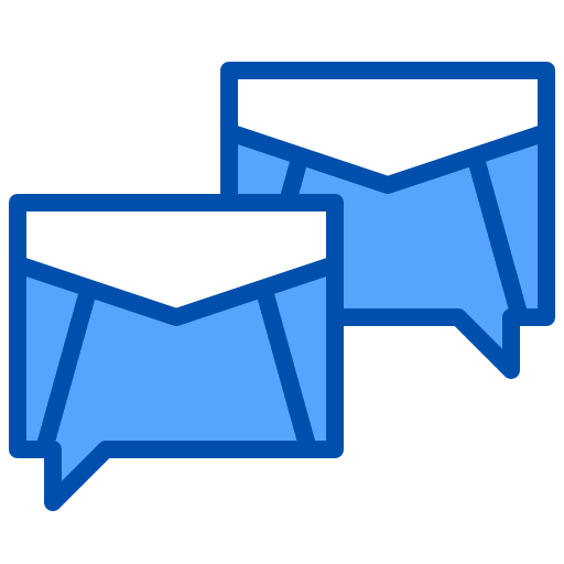 Mail email dialogue comment icon Mail email dialogue comment icon