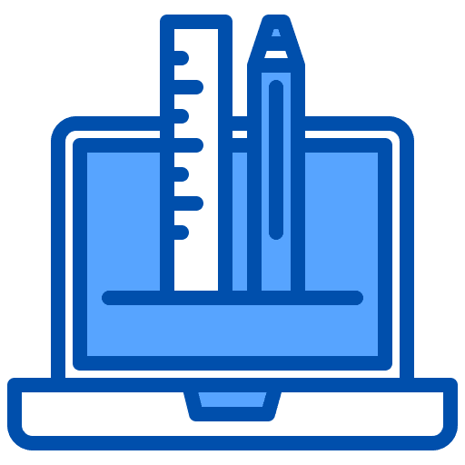 Web design editor monitor art and design icon Web design editor monitor art and design icon